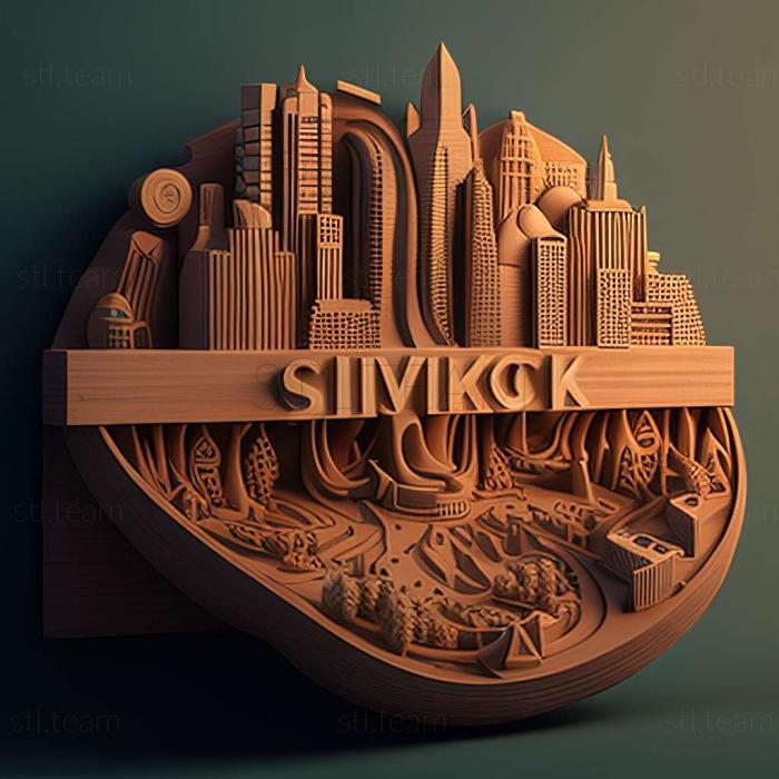 3D модель Гра SimCity Cities of Tomorrow Expansion Pack (STL)